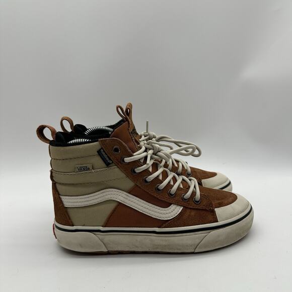 Men Size 4 Vans Sk8-Hi Gore-Tex Insulated MTE 3 Waterproof Winter Boot Brown Tan - Picture 1 of 9